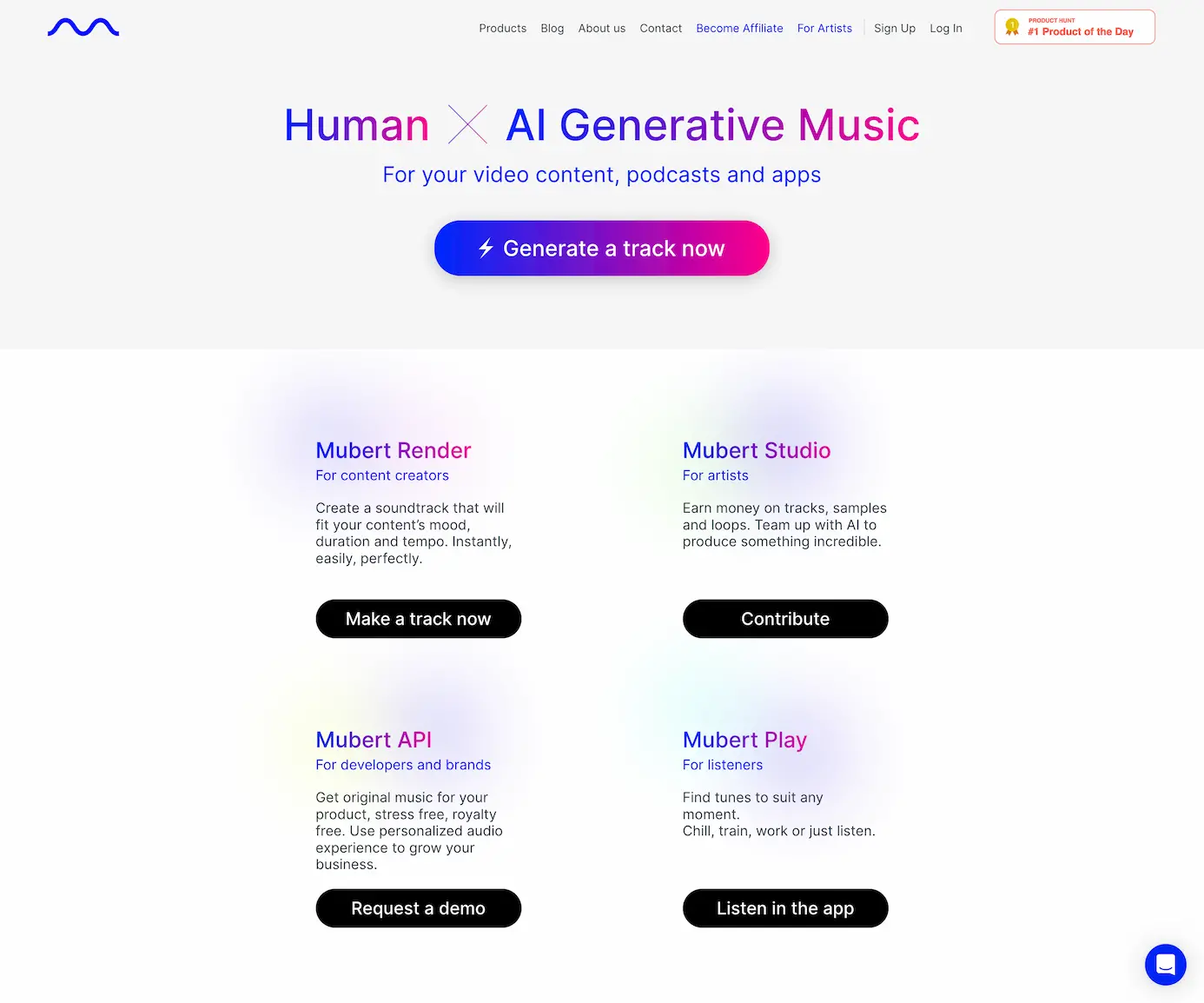 Mubert - Human X AI Generative Music