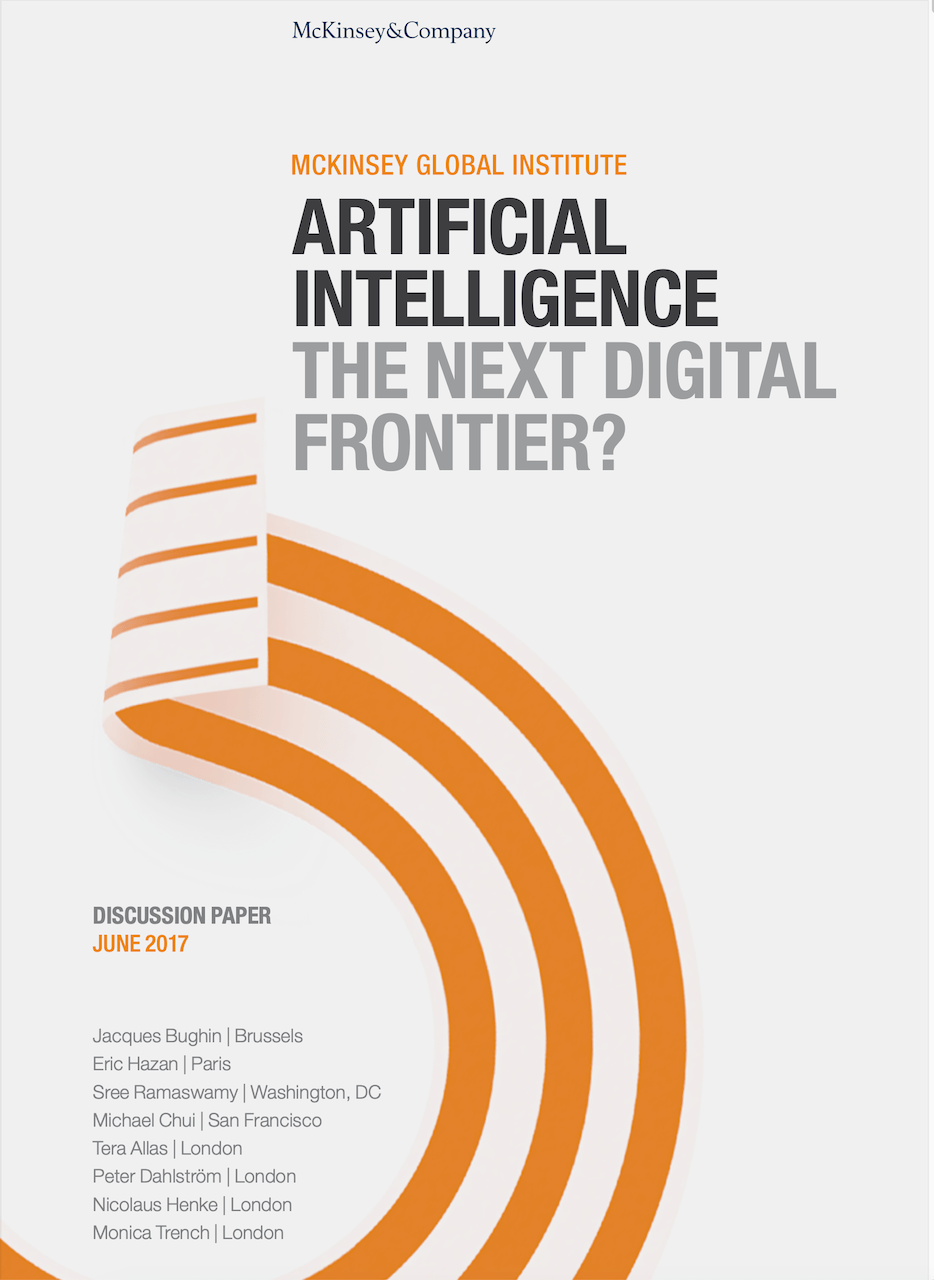 [MCKINSEY]ARTIFICIAL INTELLIGENCE THE NEXT DIGITAL FRONTIER logo