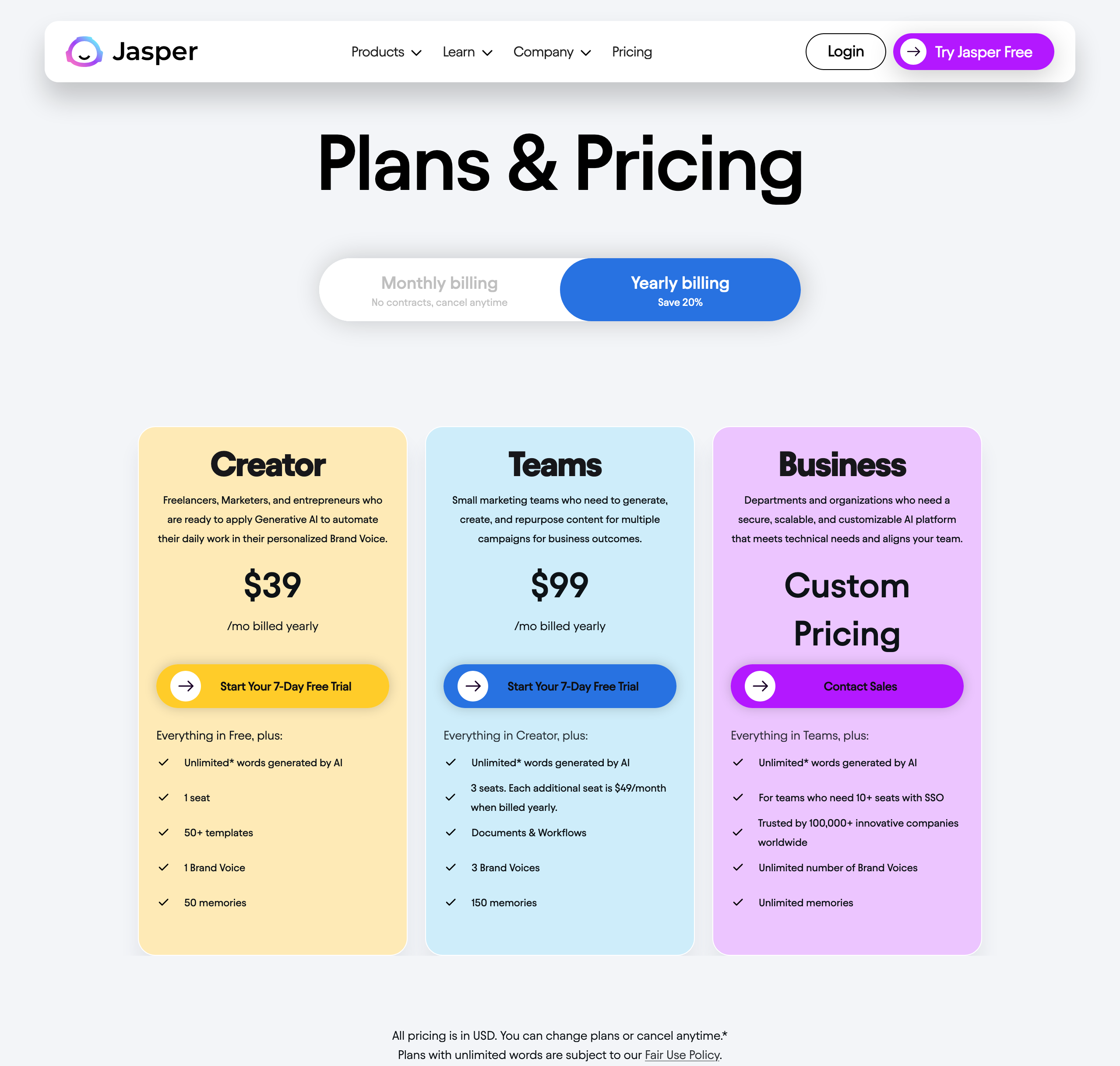 Jasper.ai AI- the Best AI Content Writer for Marketing and Content Creation, Free 7 days