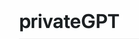 privateGPT