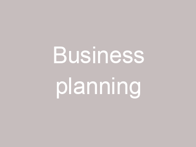 Business planning