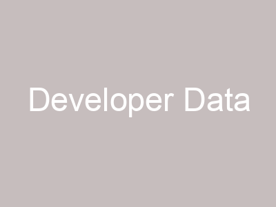 Developer Data