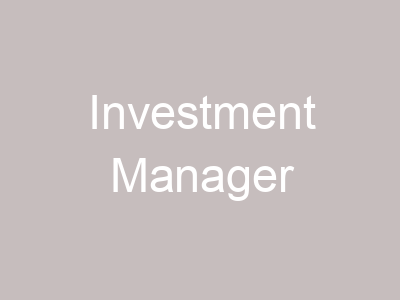 Investment Manager