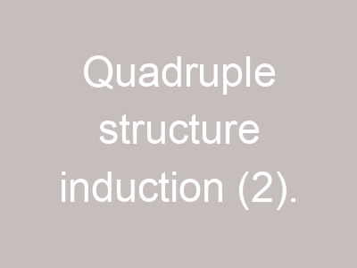 Quadruple structure induction (2).