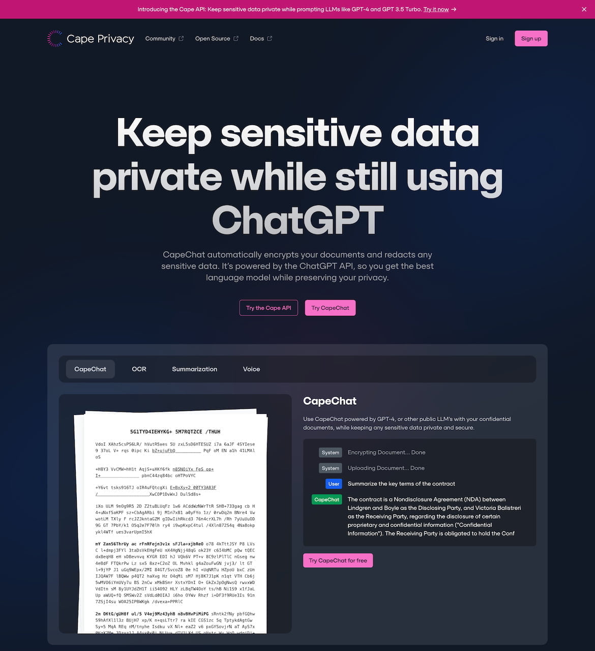 Cape Privacy - Protecting Sensitive Data through Encryption and Confidential Computing