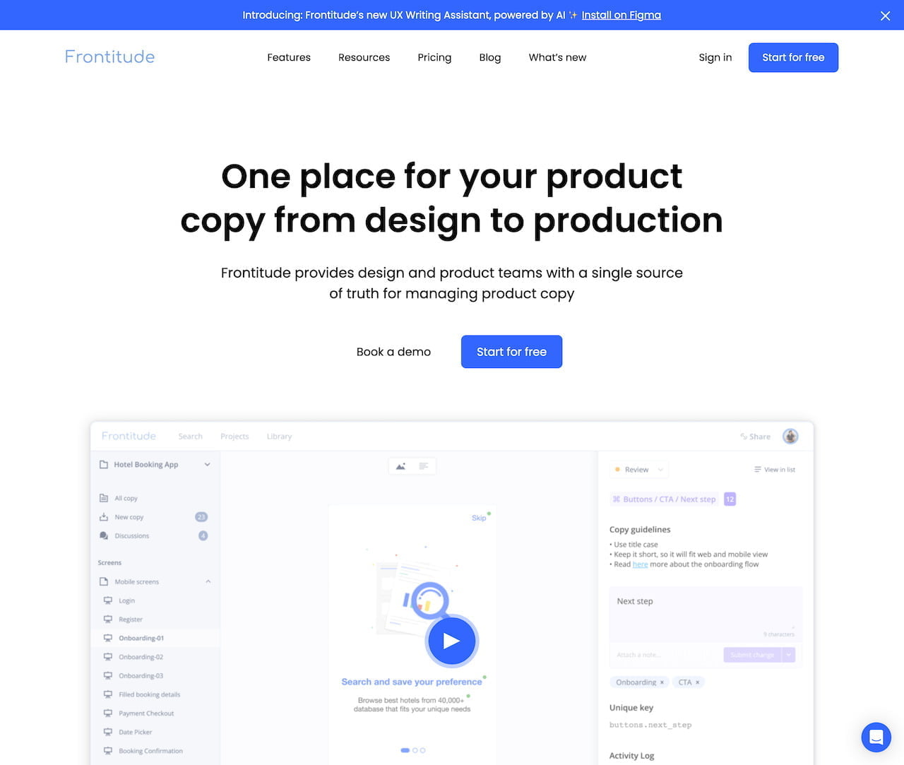 Frontitude- AI powered Comprehensive Solution for Managing Product