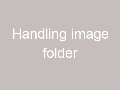 Handling image folder