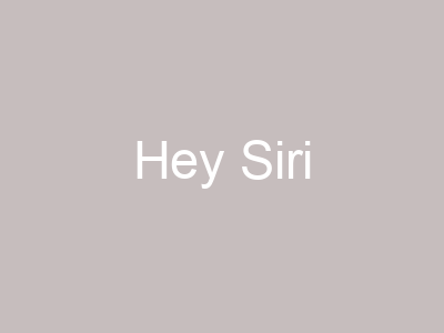 Hey Siri