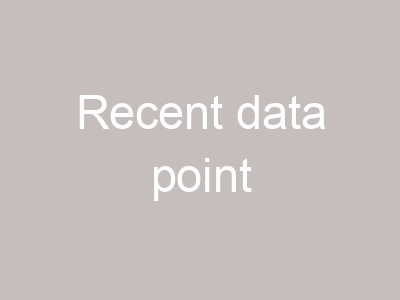 Recent data point
