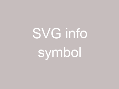 SVG info symbol