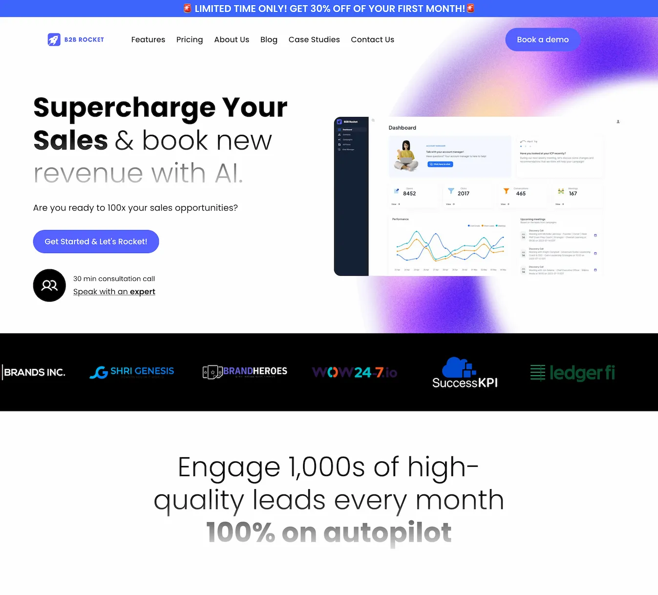 B2BRocket.ai - the best B2B Sales tools and service with AI