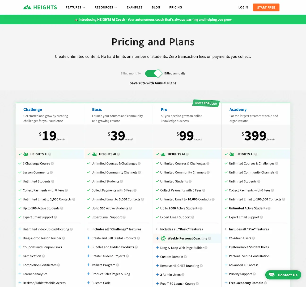 Heights Platform-AI-powered online course creation software