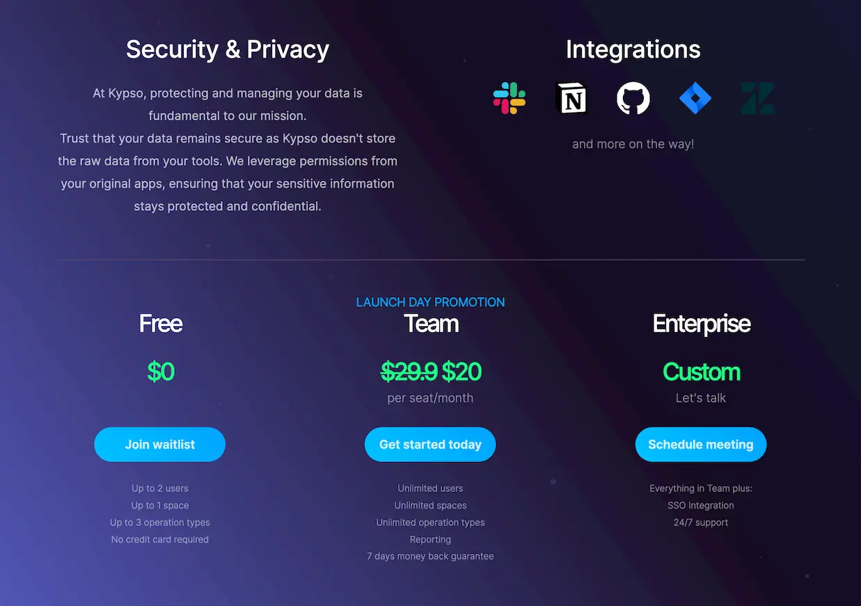 Kypso - using AI copilot to manage and scale your teams' operations across everyday