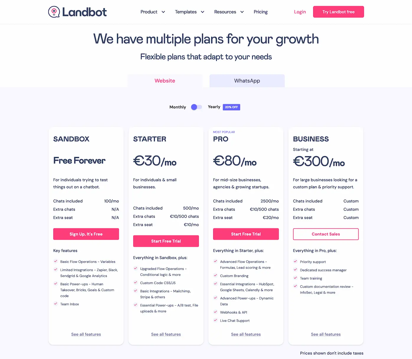 Landbot.io-The Most Powerful No-Code Chatbot Builder