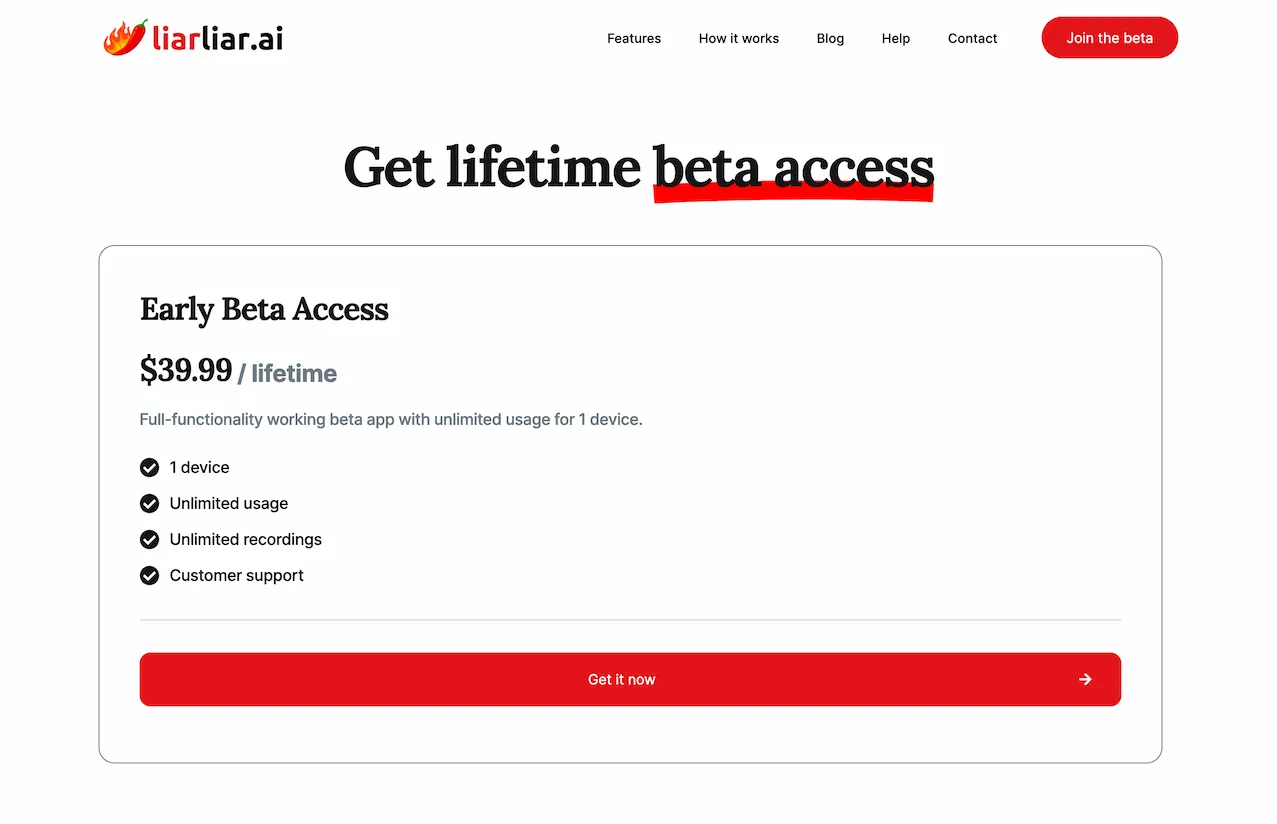 LiarLiar.ai - the best AI and Advanced AI Tool for Lie Detection