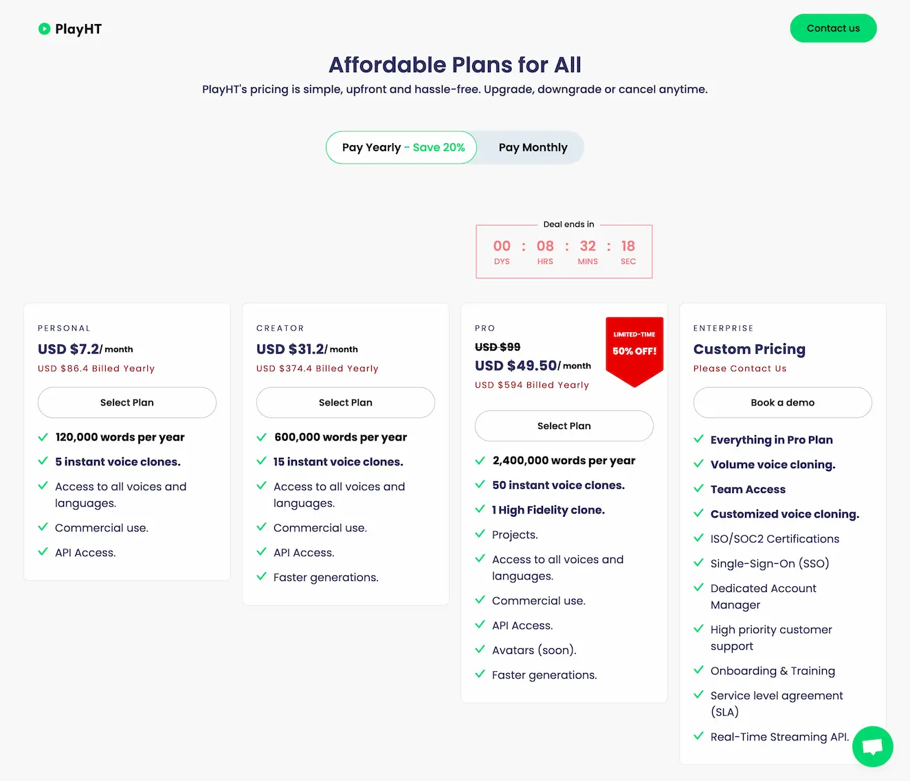 PlayHT-AI Voice Generator & Realistic Text to Speech Online