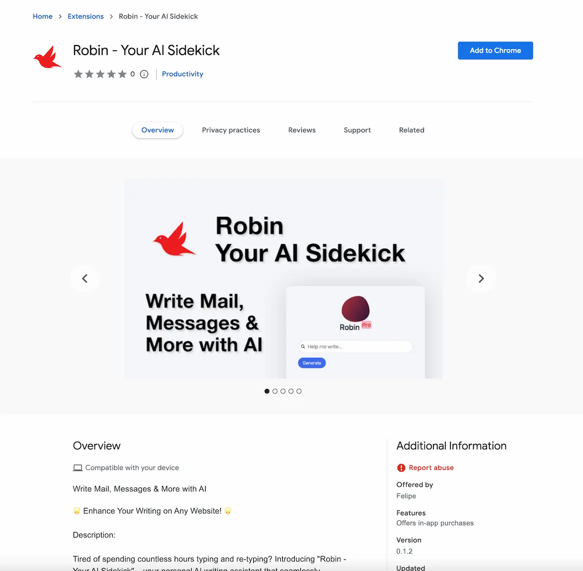 Robin - Your AI Sidekick
