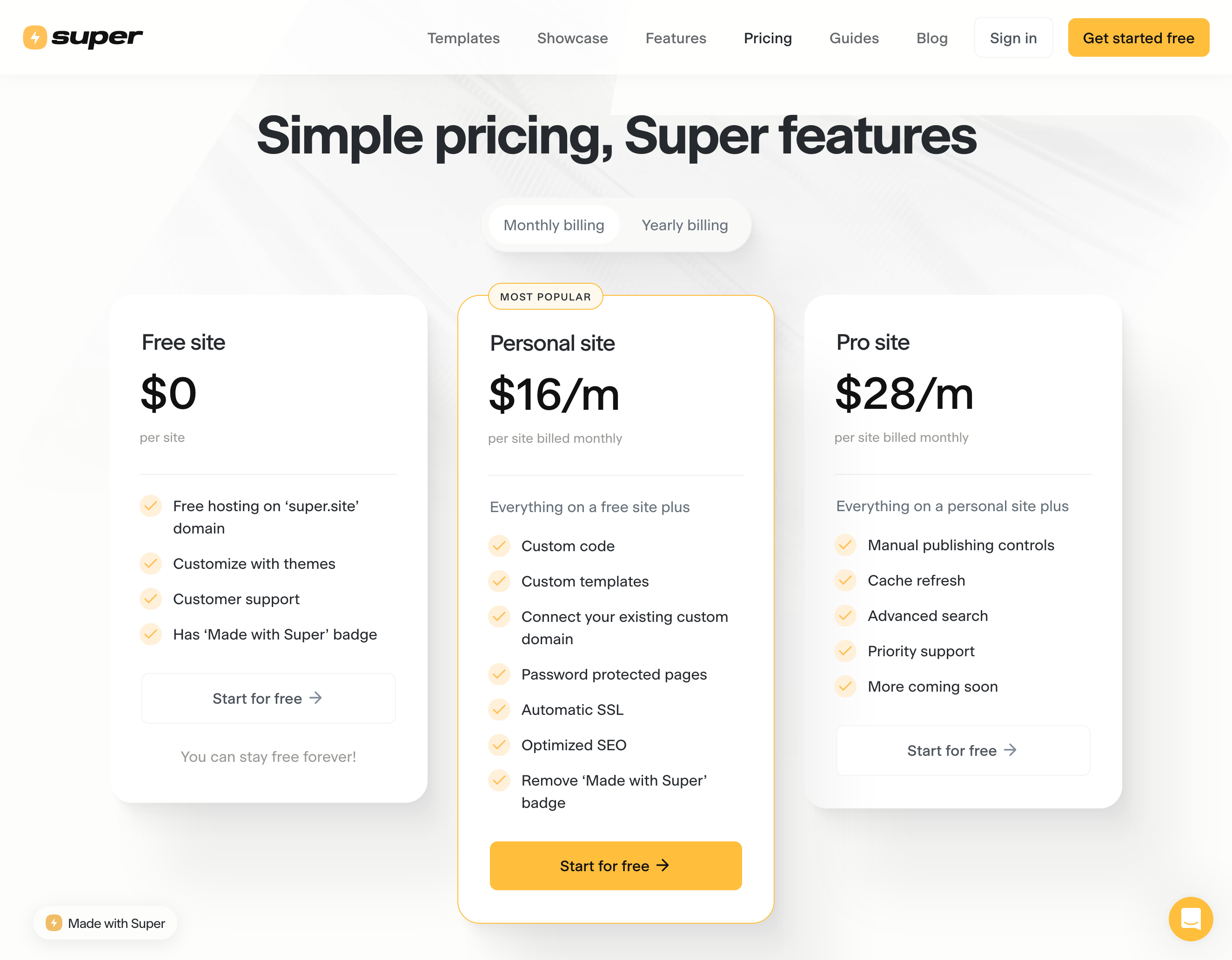 Super.so-Transforming Notion into Websites