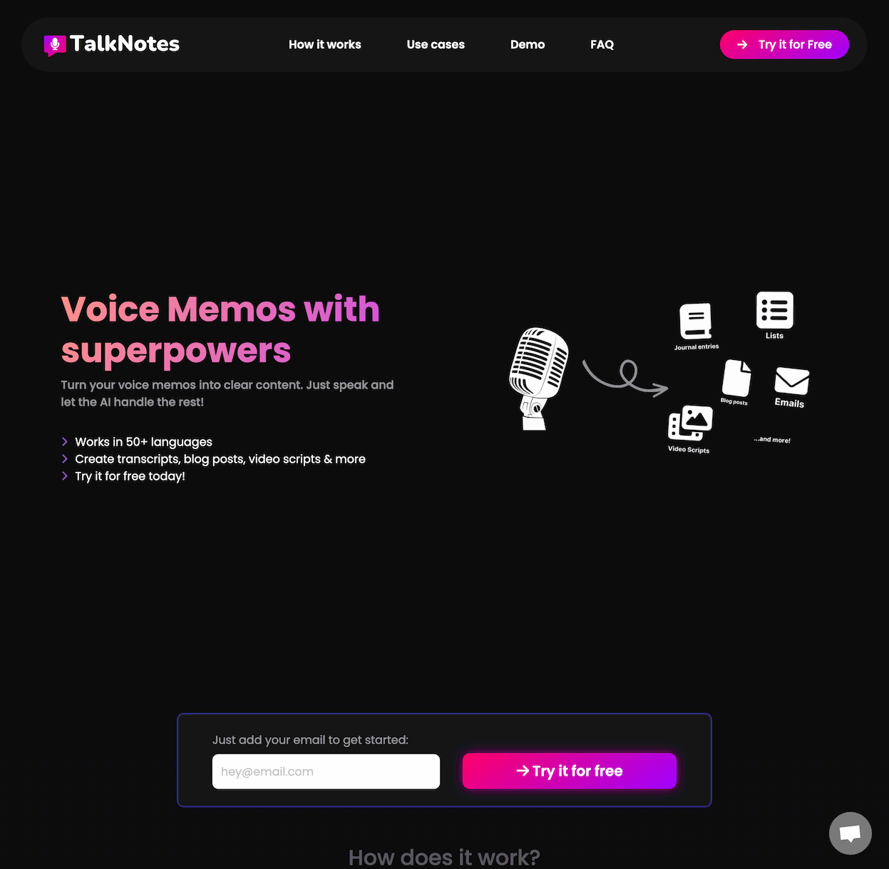 TalkNotes: Your Voice, Your Power