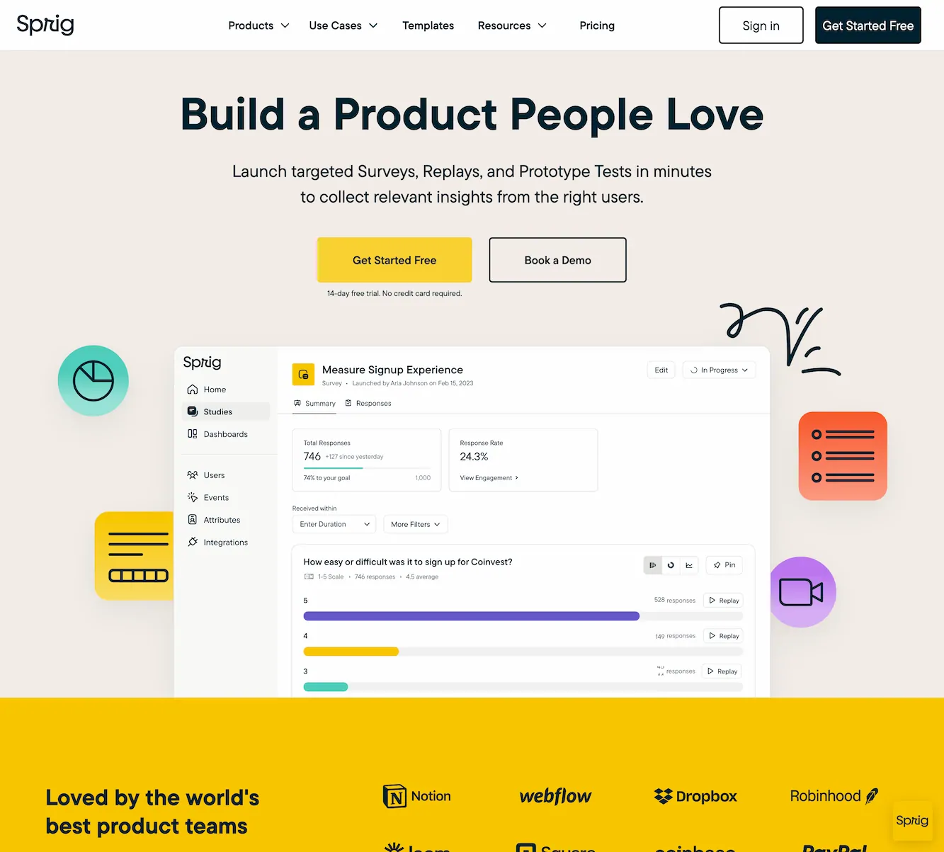 Sprig AI Empowering Product Teams With User Insights Toolsfine
