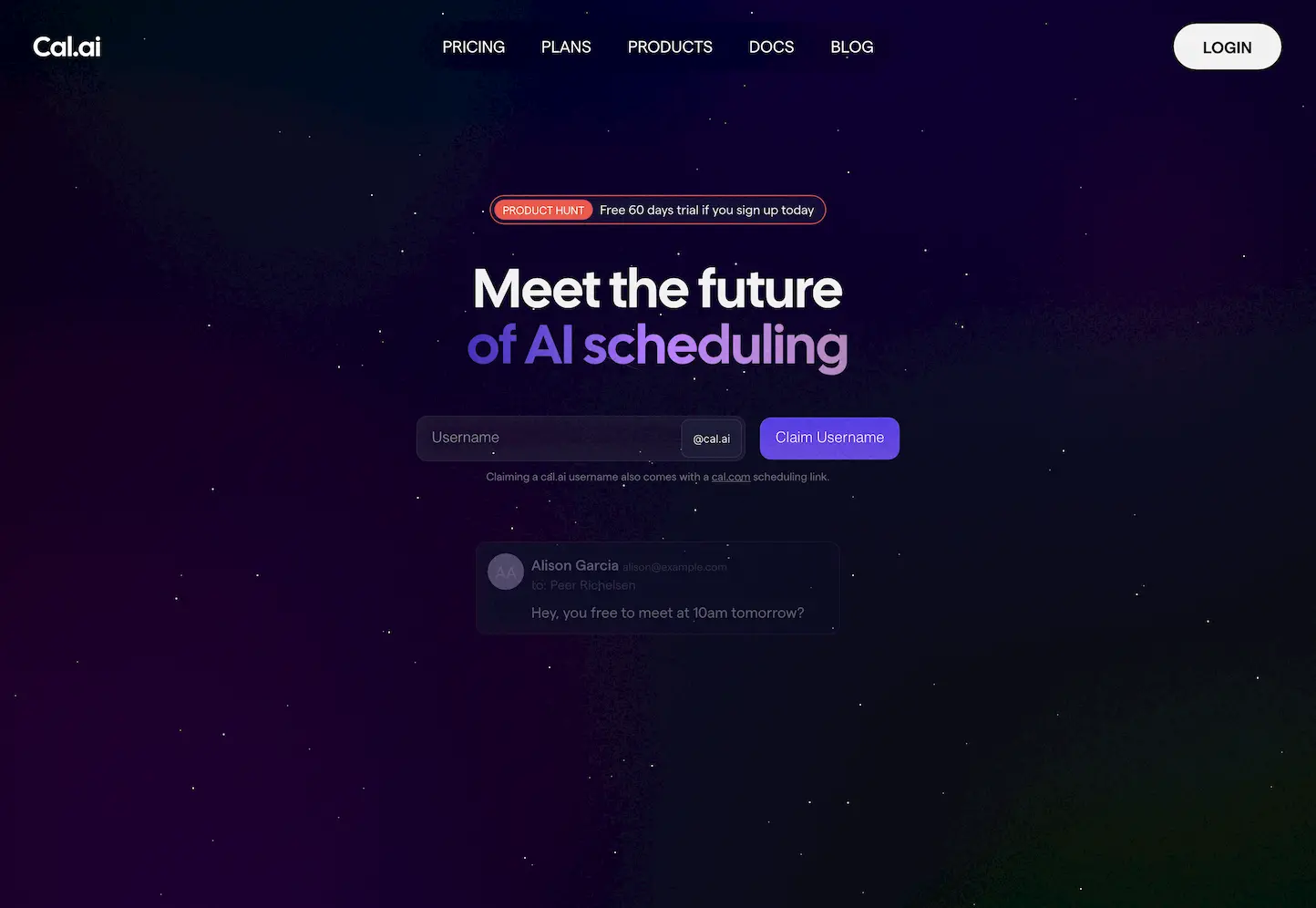 Cal.com-Meet the future of AI scheduling