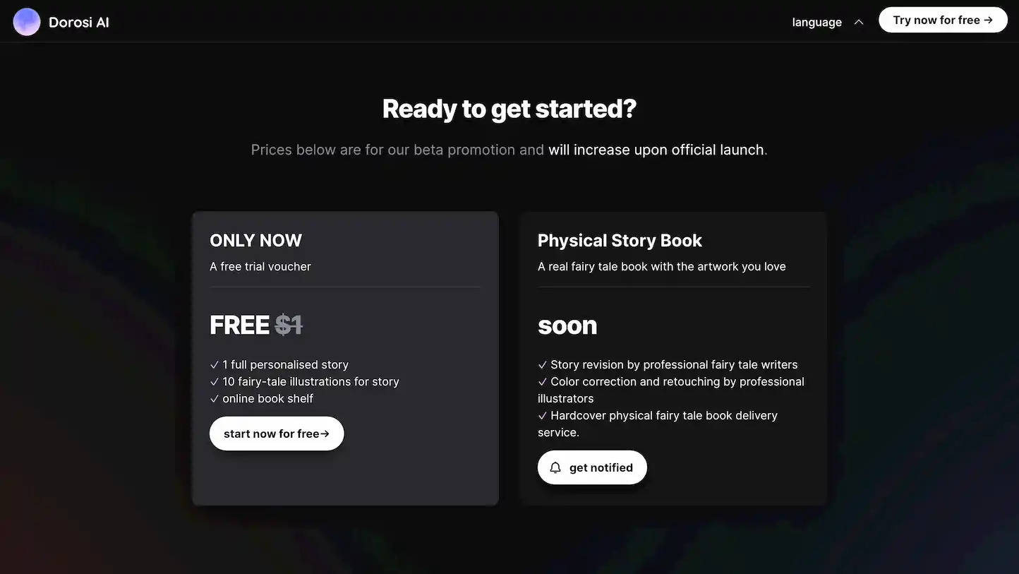 Dorosi AI - Unleash Your Creativity with AI Storytelling