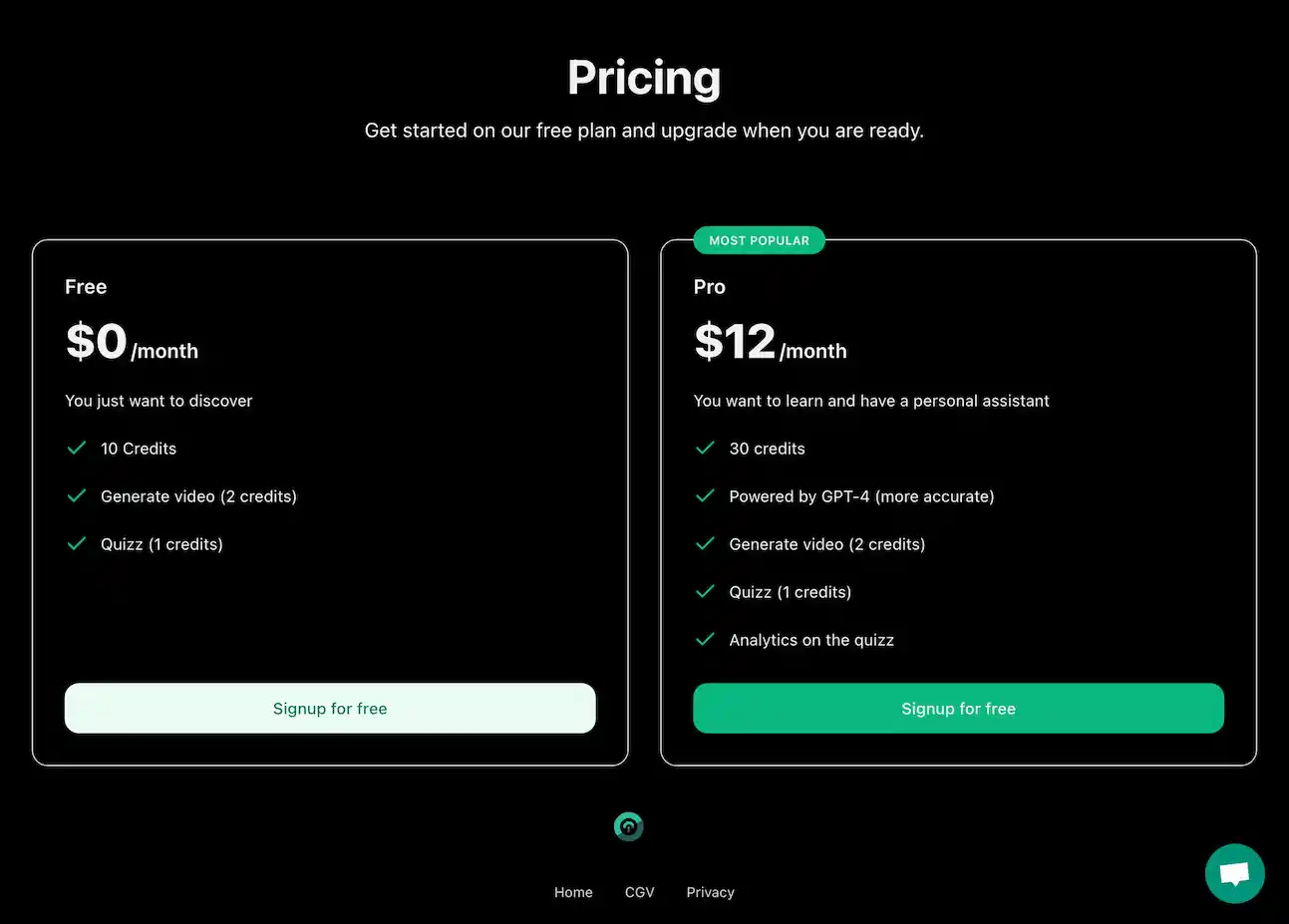 Skills Up- Generate a video playlist or a quiz