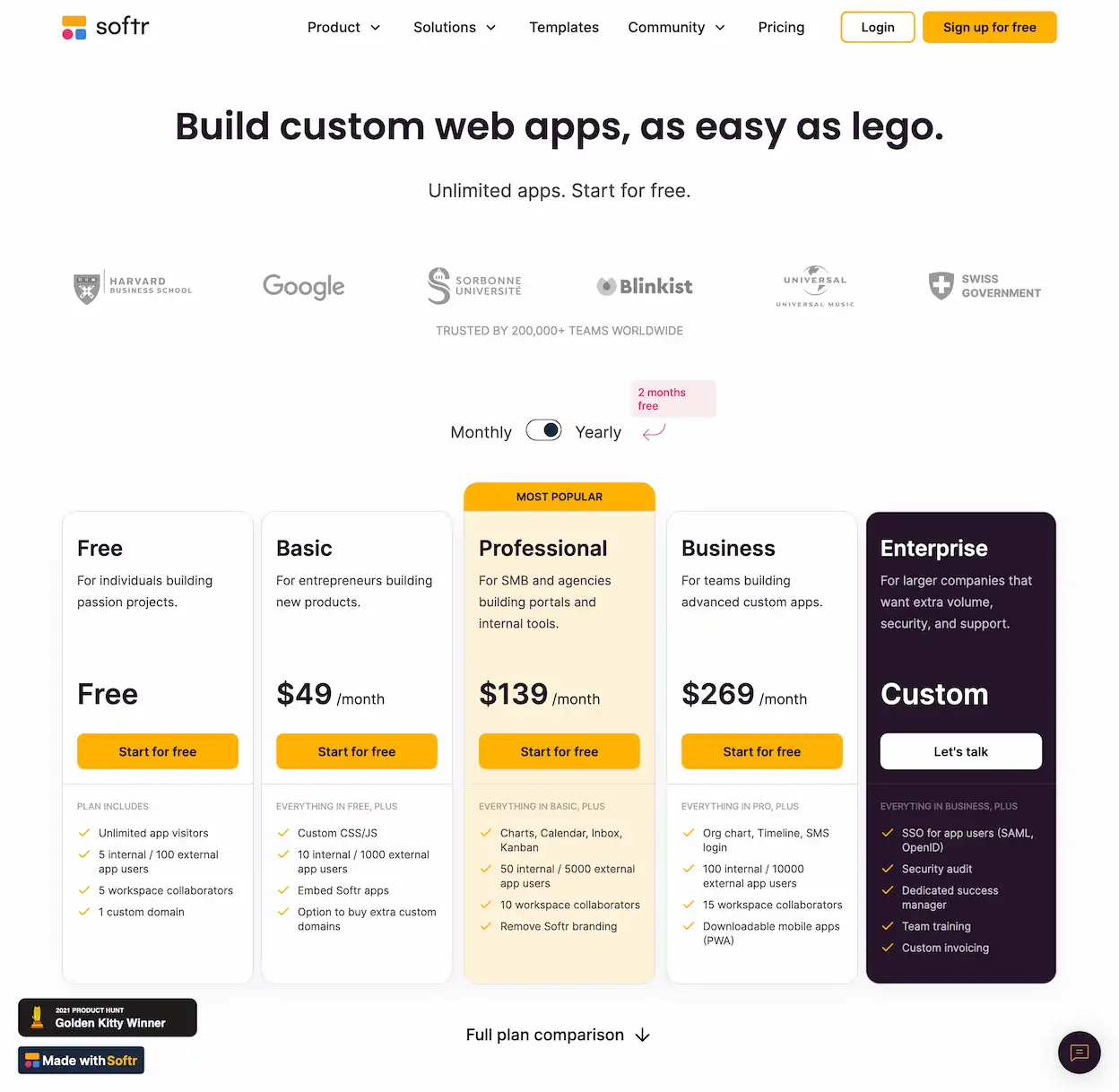 Softr AI App Generator- Create business apps with just a prompt