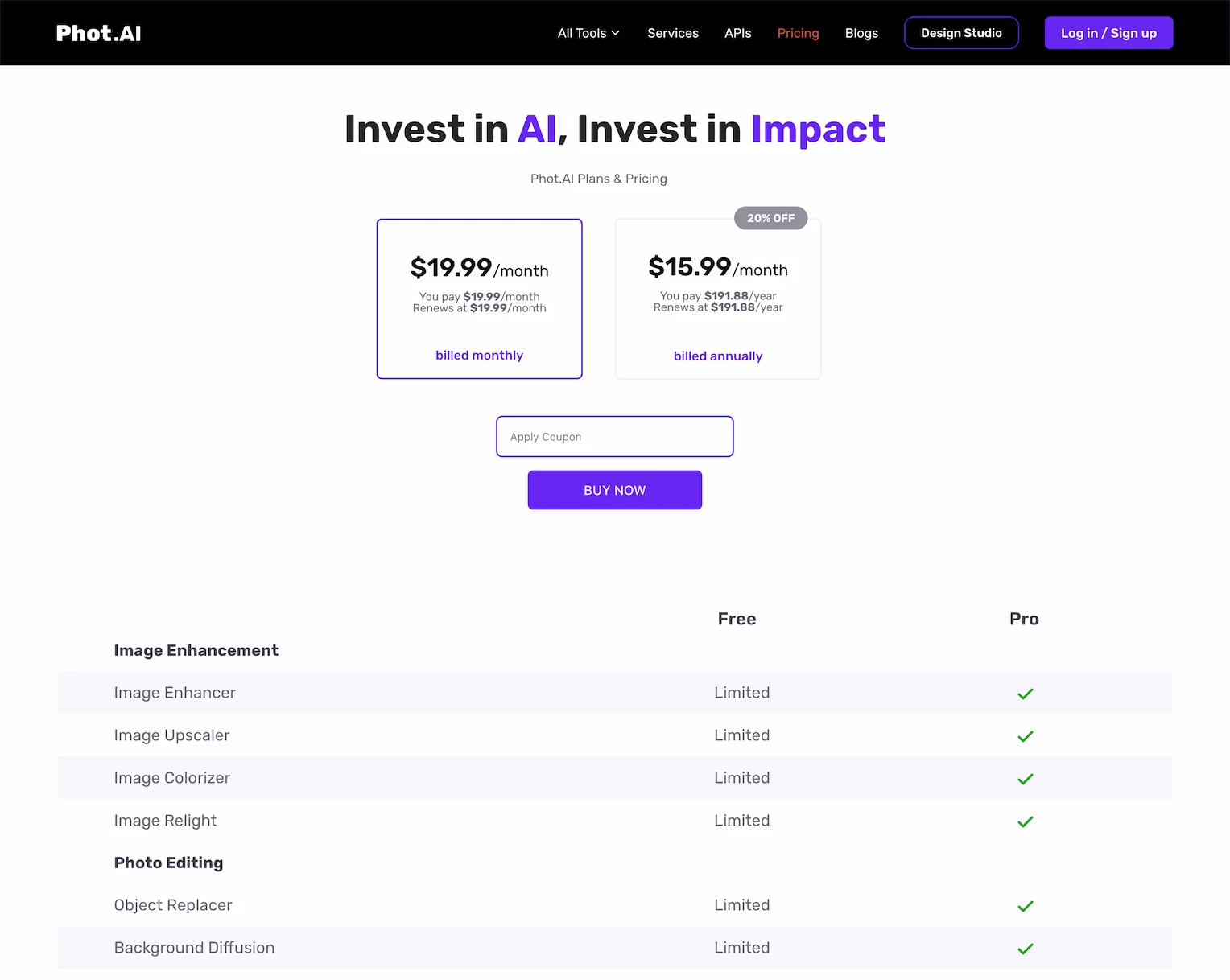 Phot.AI- Generative-AI magic tools for photo editing & design