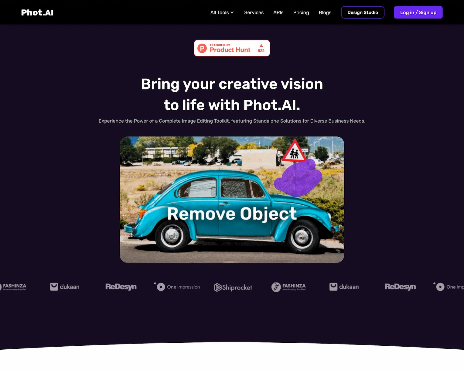 Phot.AI- Generative-AI magic tools for photo editing & design