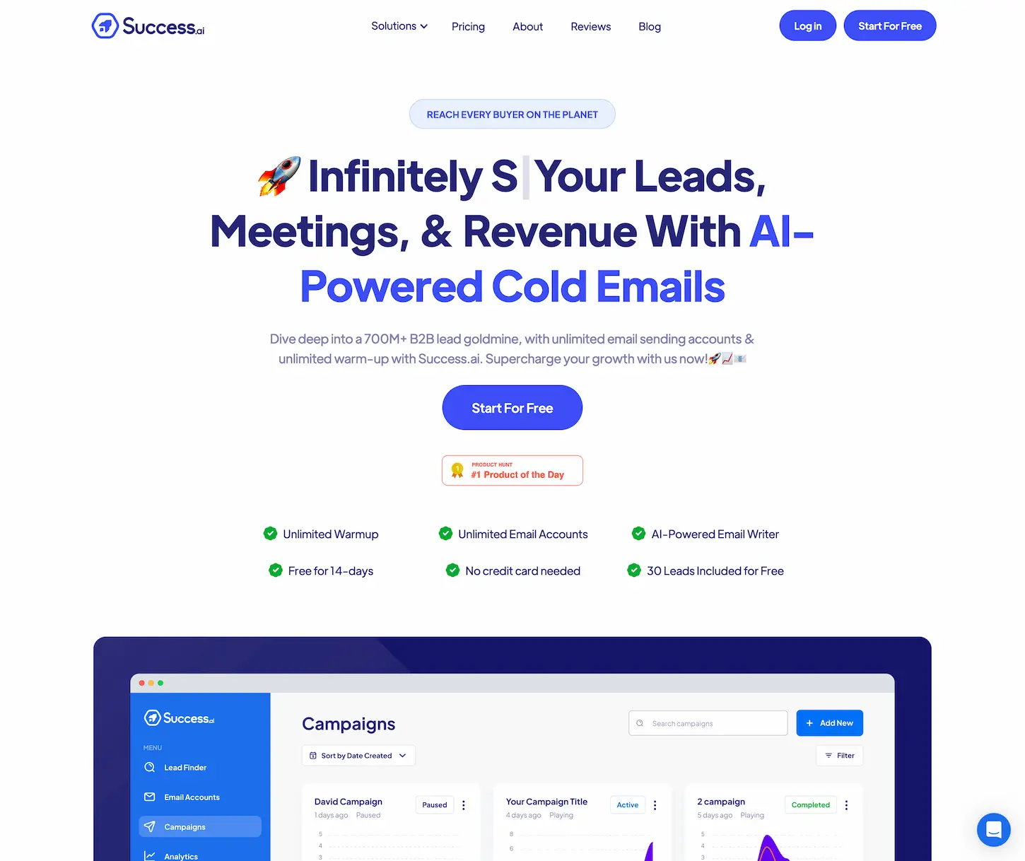 Success.ai-10x Your Leads, Meetings, & Revenue with AI-Powered Cold Emails