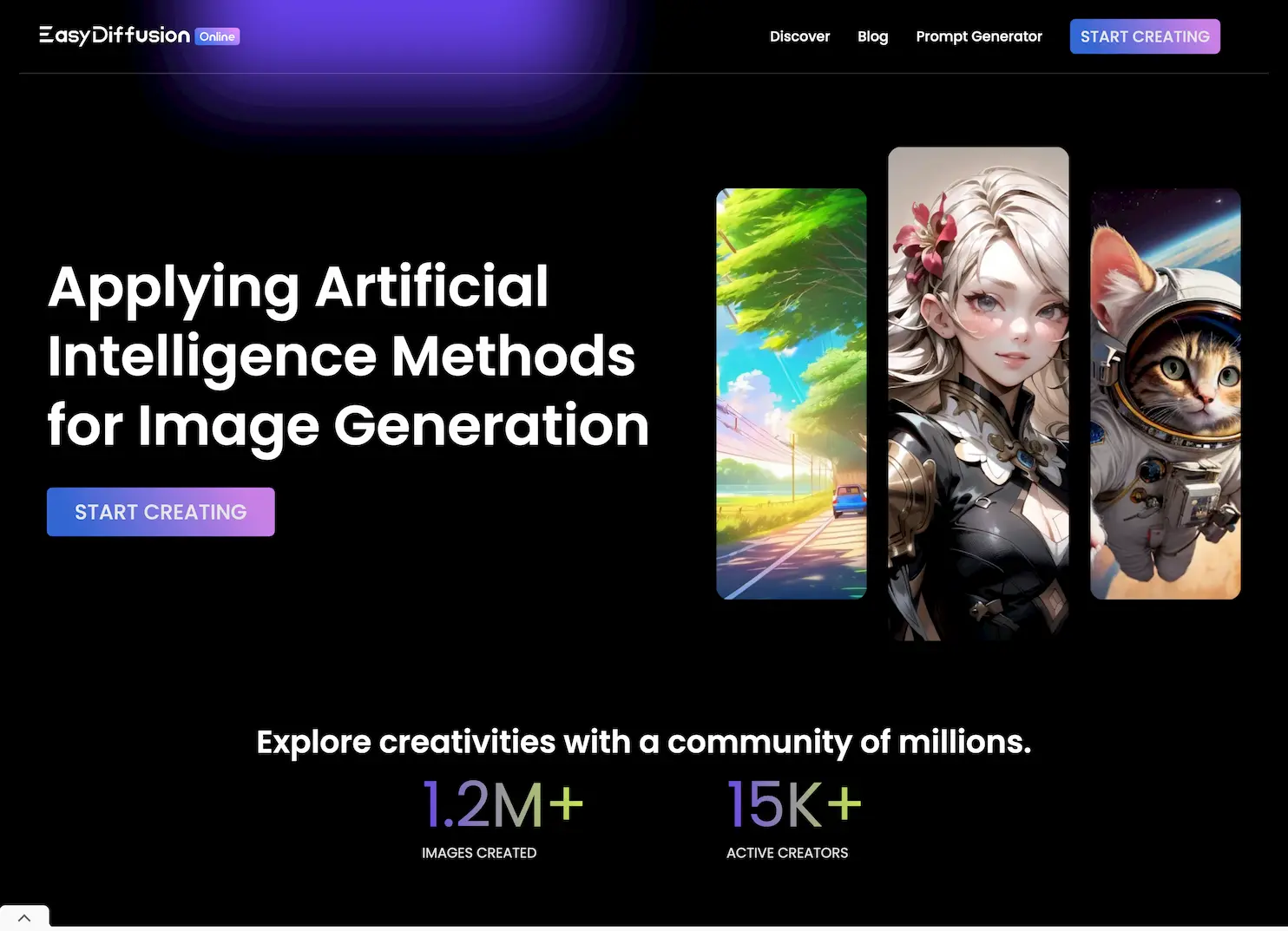 EasyDiffusion-Online Official website