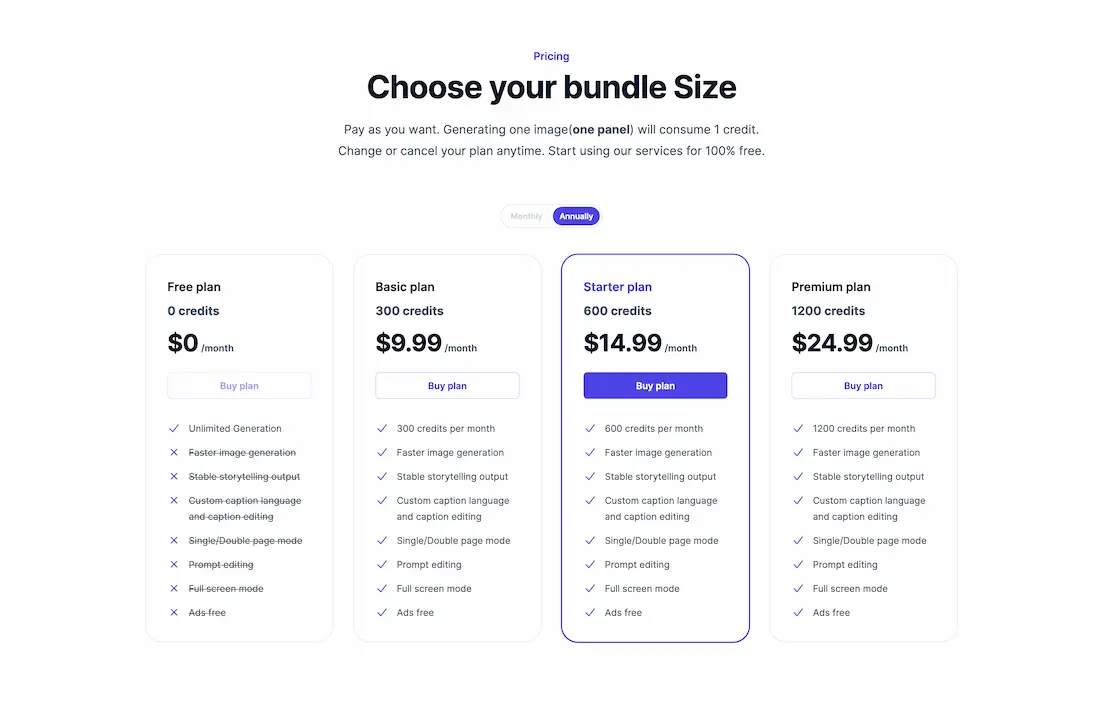AI Comic Factory - AI Generate Comic Books pricing and features