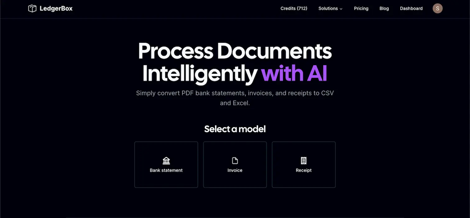 LedgerBox - Process Documents Intelligently with AI screenshot