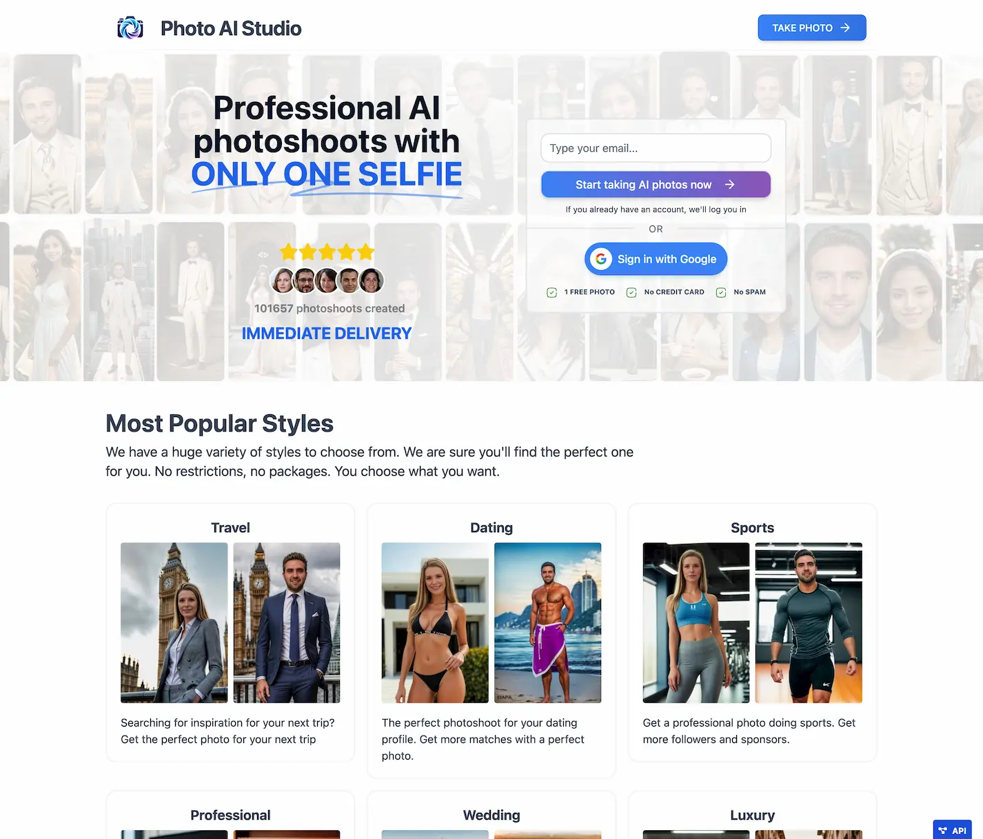 Photo AI Studio screenshot