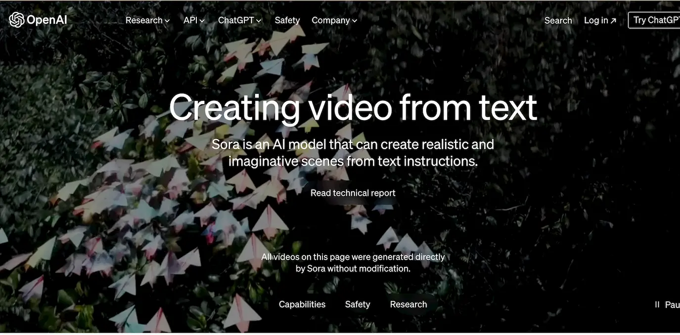 Sora-AI Official website