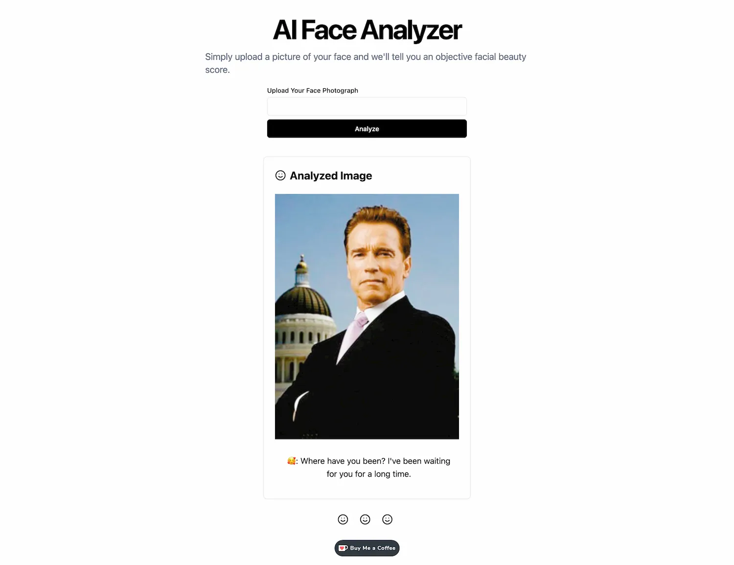 AI Face Analyzer Online - Beauty Score Calculator screenshot