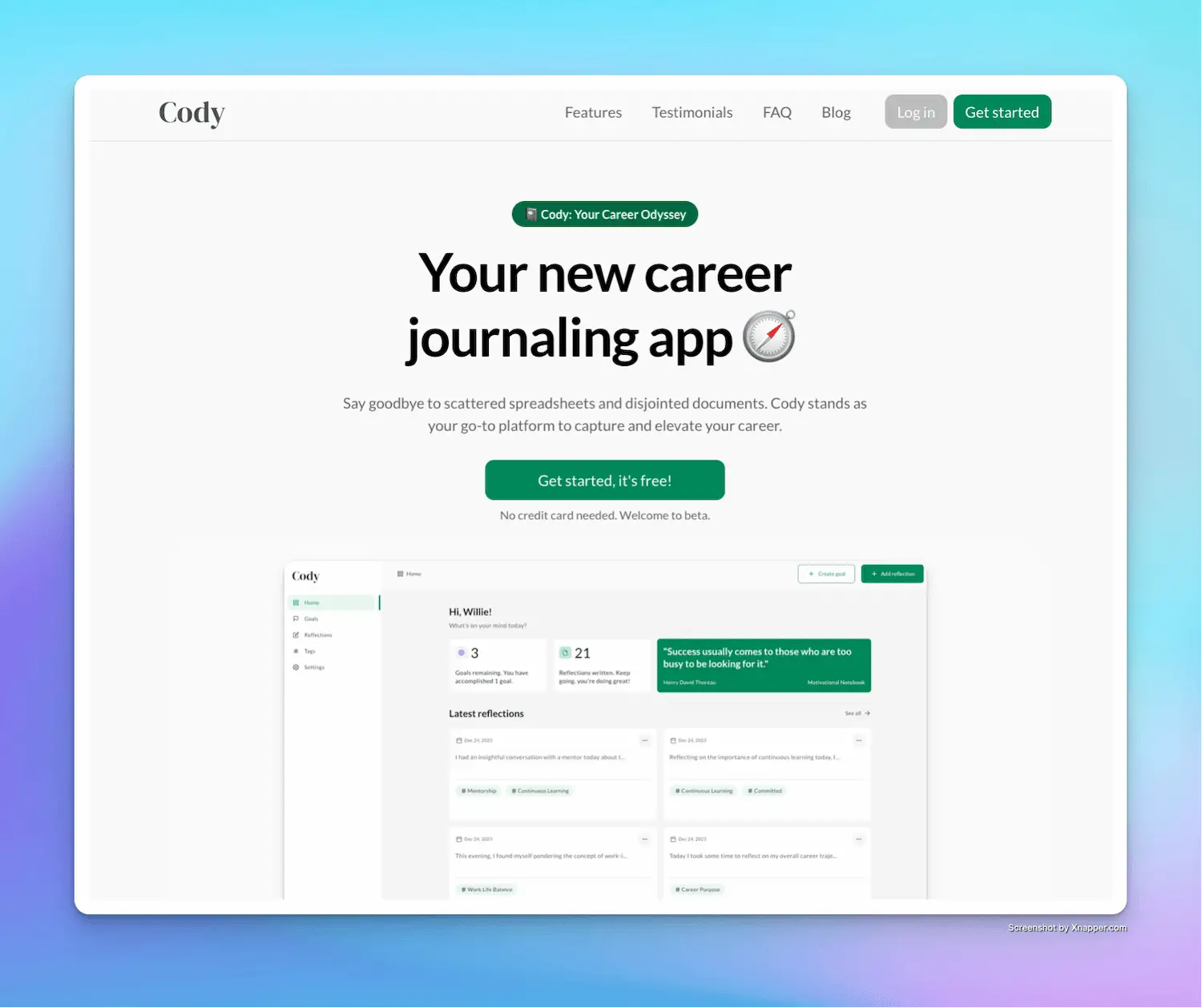 Cody - AI Career Management screenshot