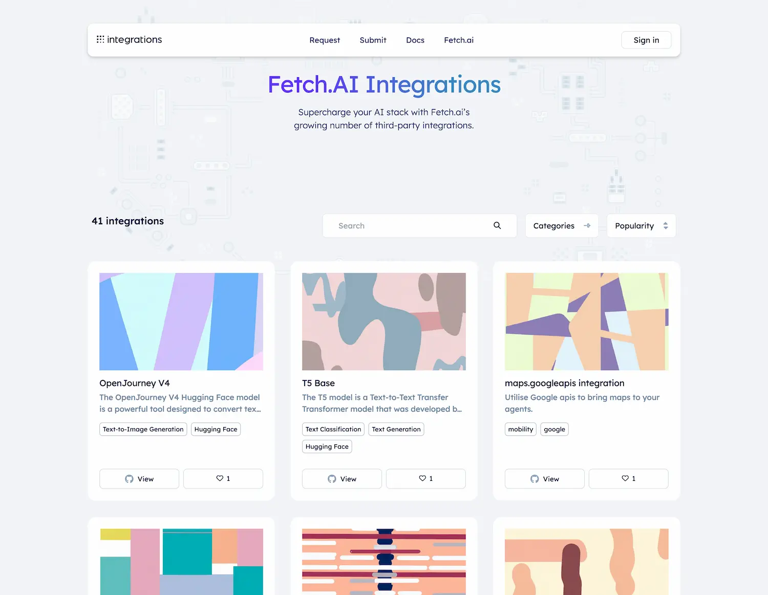 Fetch AI Integrations for AI Agents
