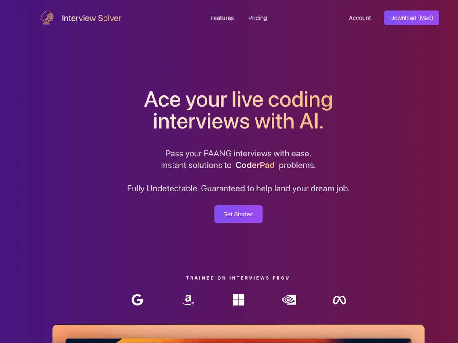 Interview Solver - AI Interview Copilot screenshot