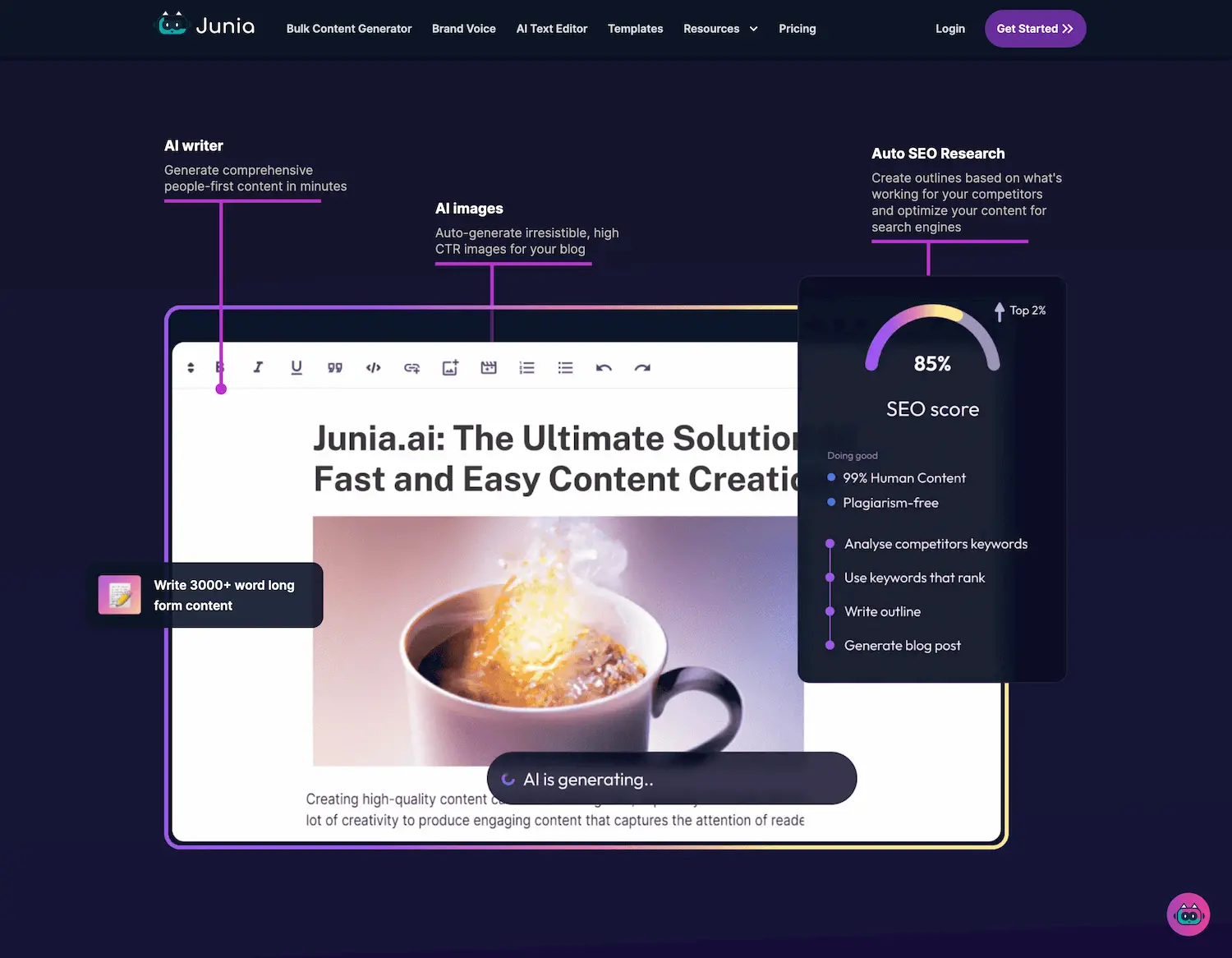 Junia Official website