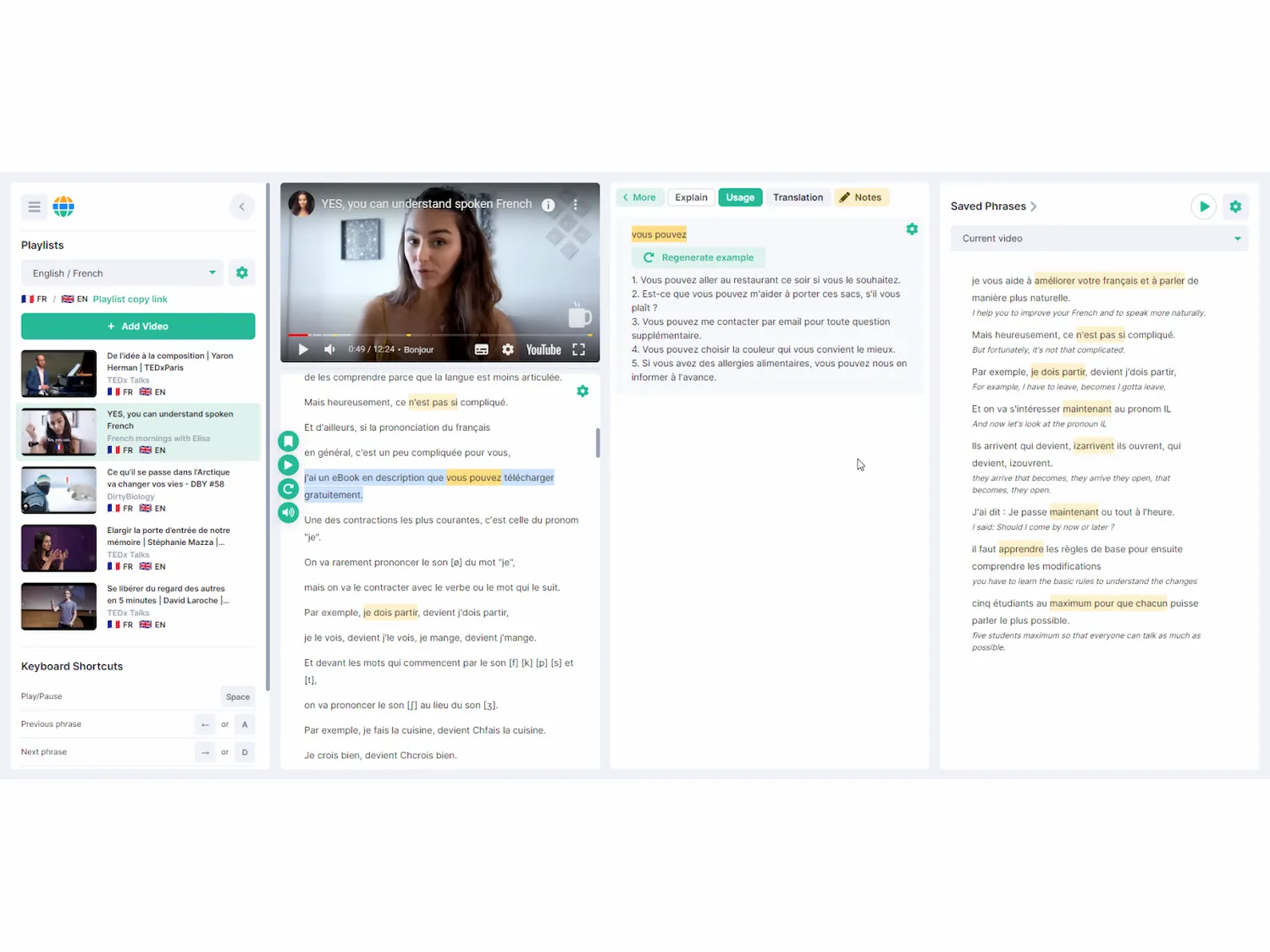 LangMagic - AI-Powered Natural Language Learning Dashboard