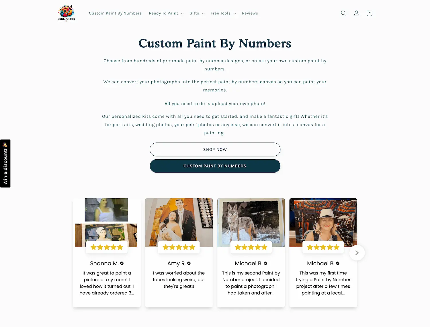 Paint By Number - Free AI Photo to Painting Converter screenshot