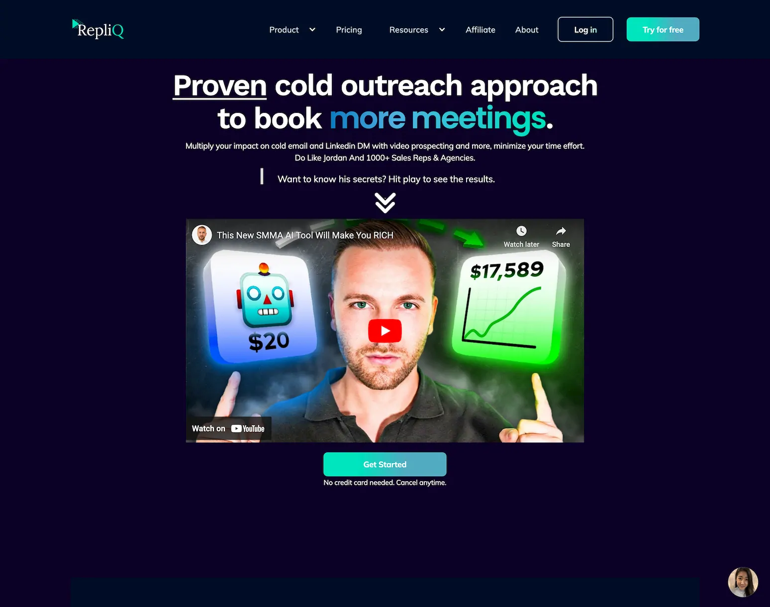 RepliQ - automate personalized outreach screenshot