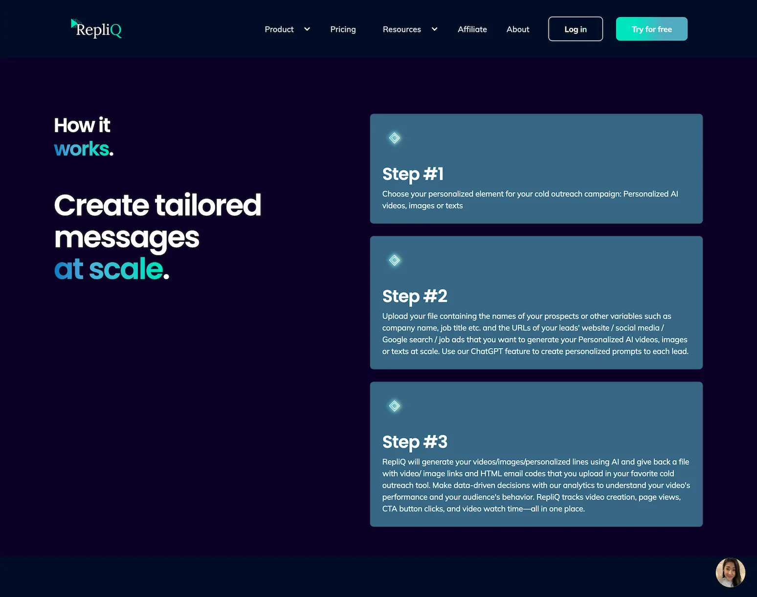 RepliQ - automate personalized outreach pricing and features