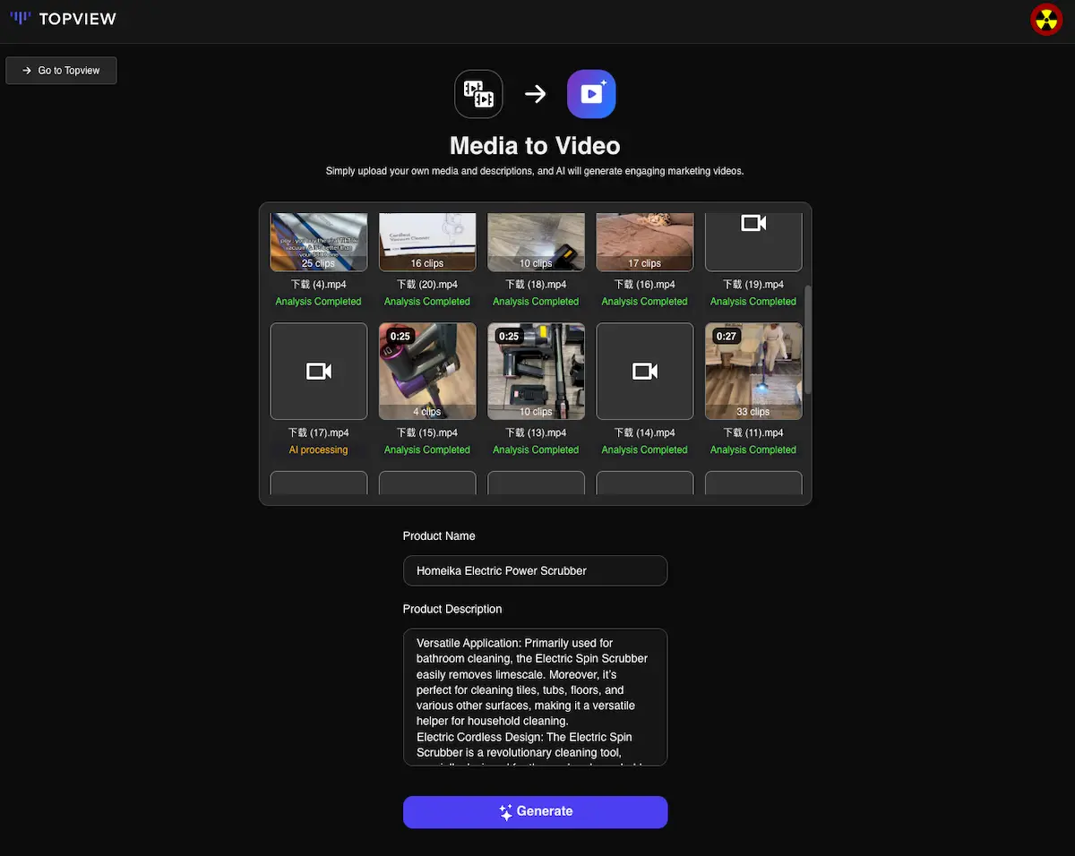TopView.ai - Short Video Ads Maker