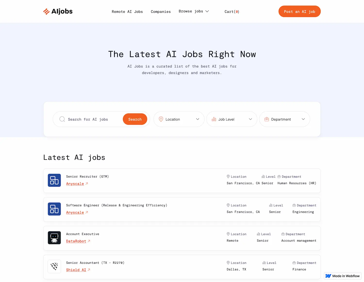 AI-Jobs Official website