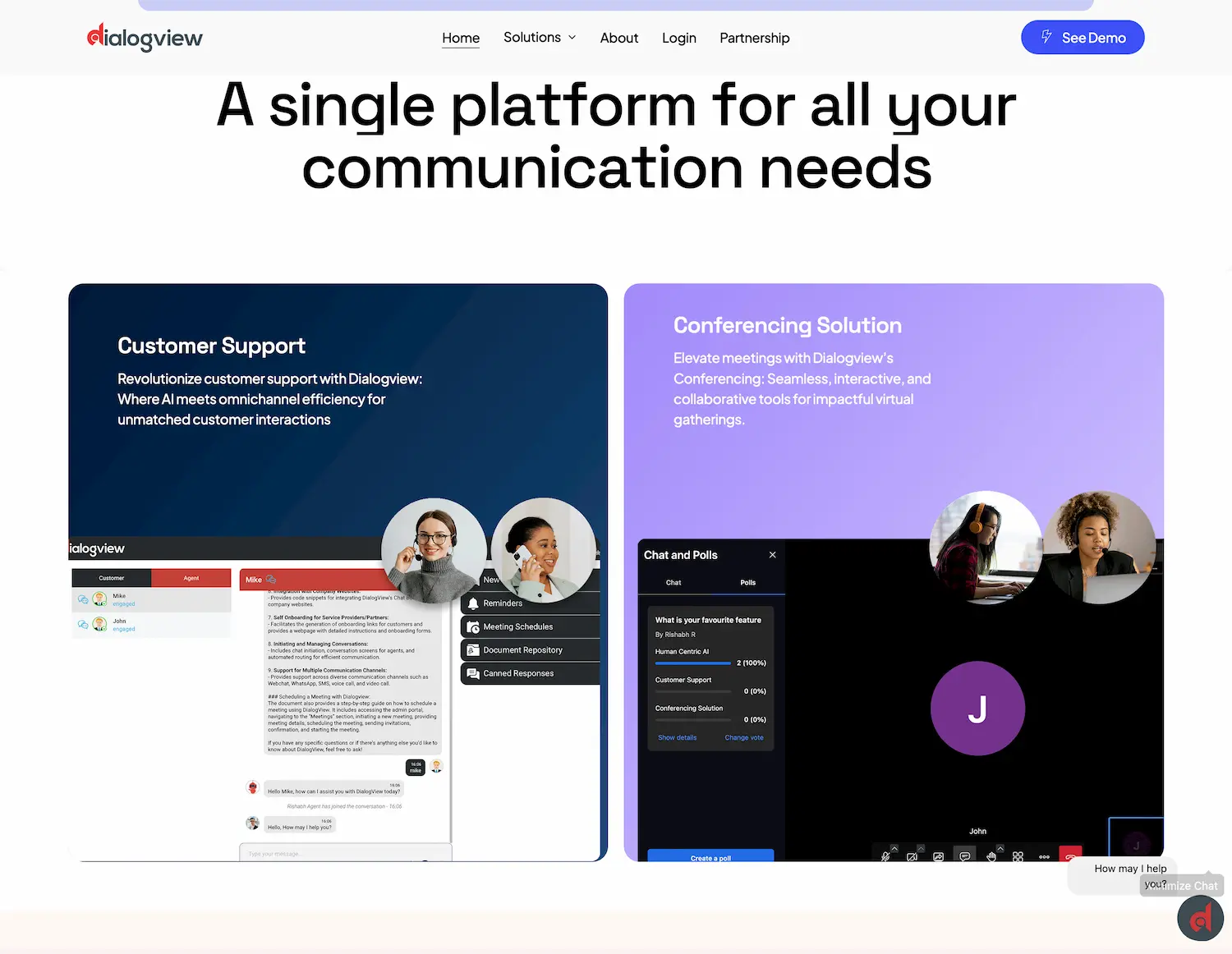 Dialogview - AI customer support provider screenshot