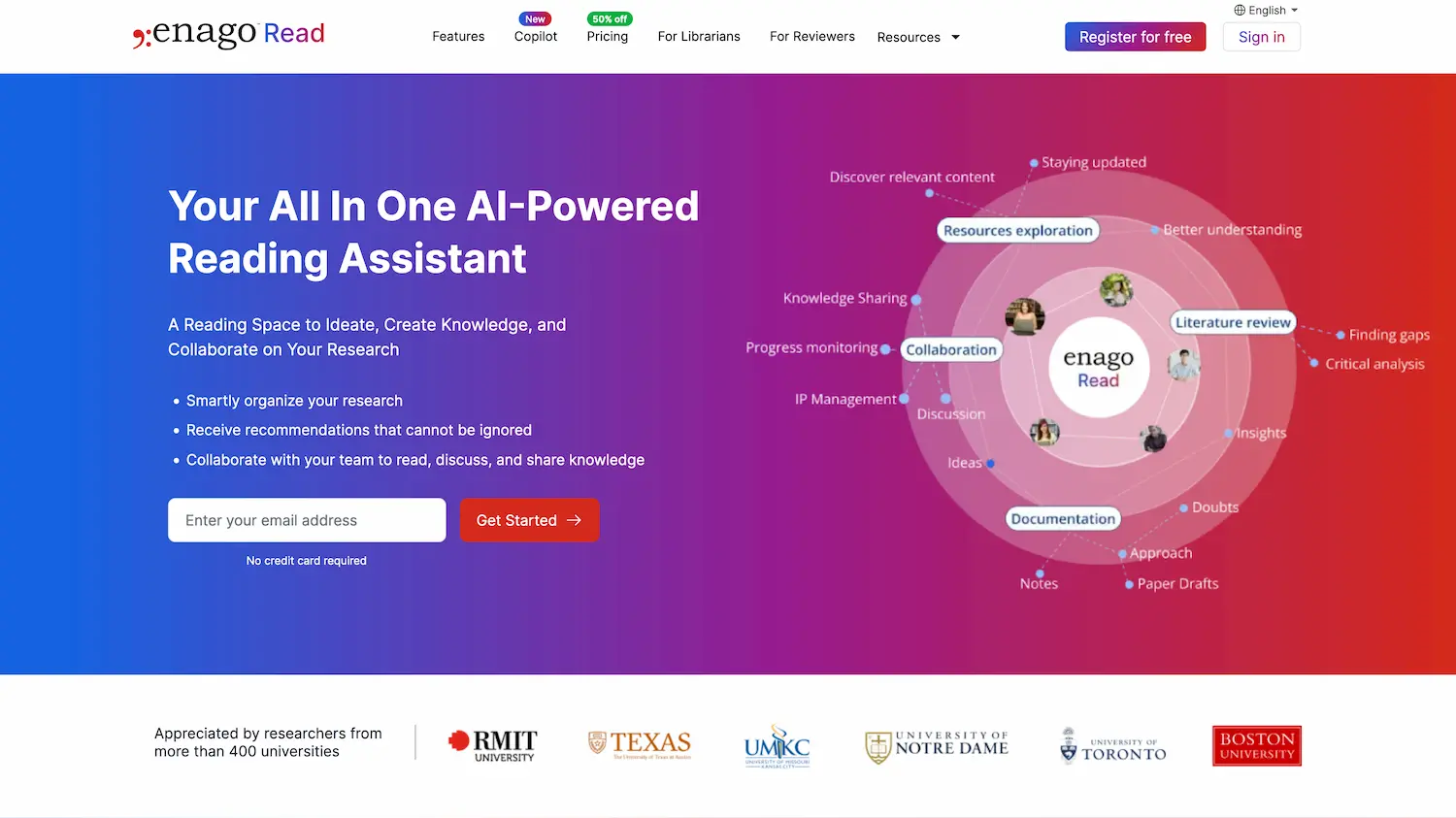 Enago Read - AI Research Assistant screenshot