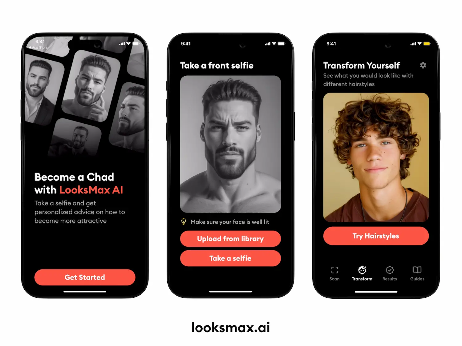 LooksMax AI headshot generator